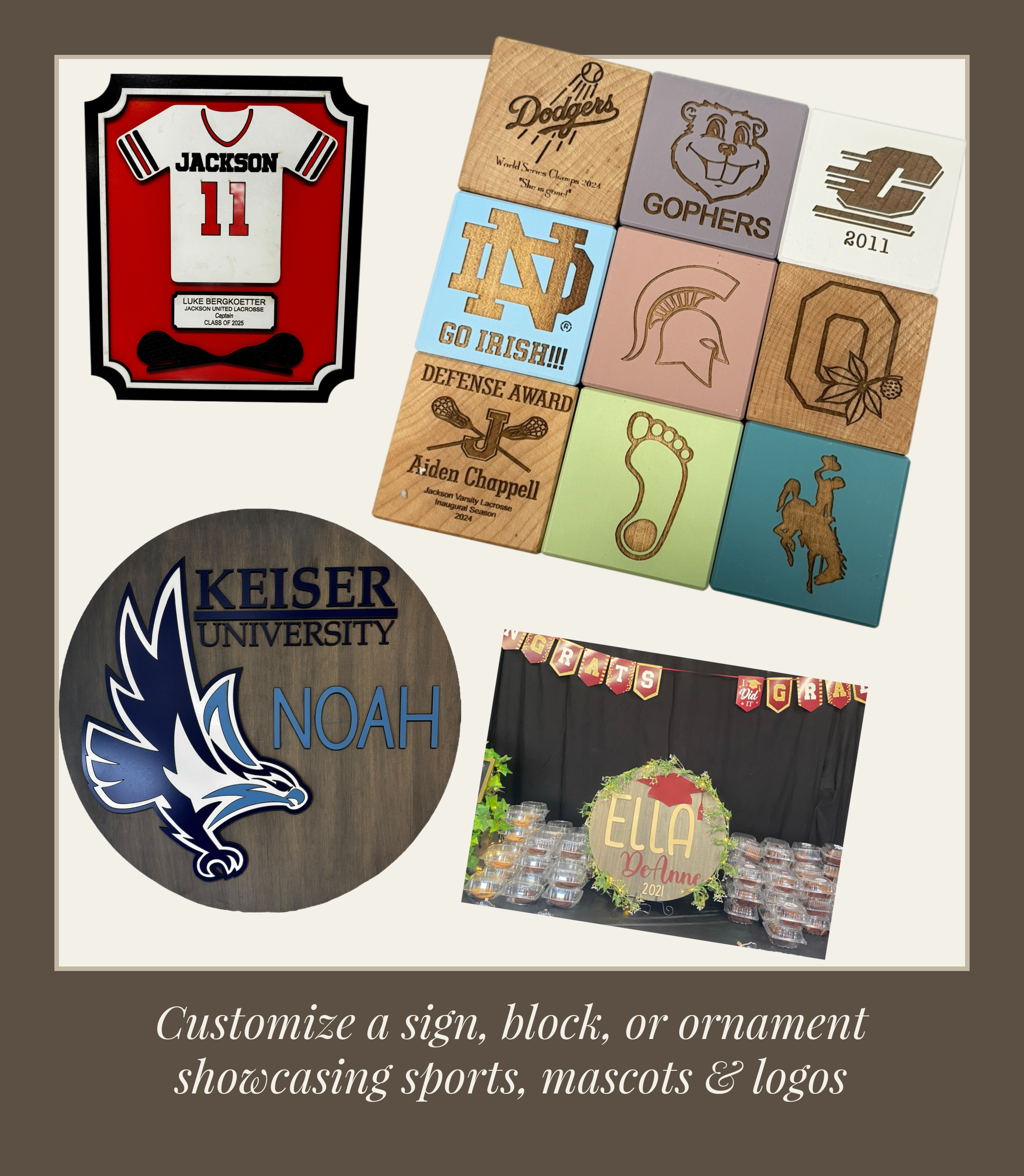 Custom school awards and plaques