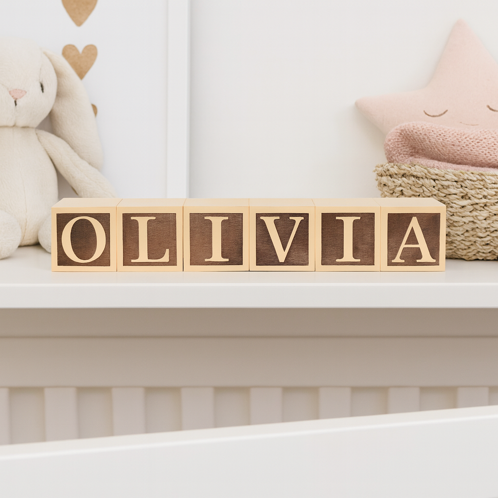 Personalized Baby Blocks & Wooden Keepsakes | BLOCKSetc